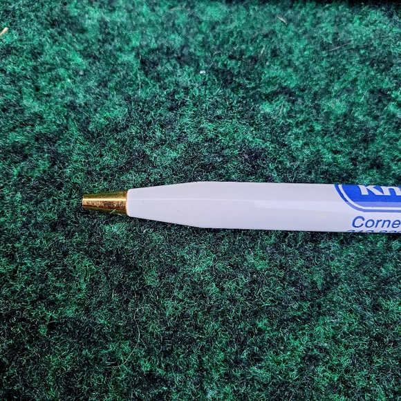 VTG Chromatic By Ritepoint Pen USA Advertising Kneip Beatrice Corned Beef White - Picture 6 of 10